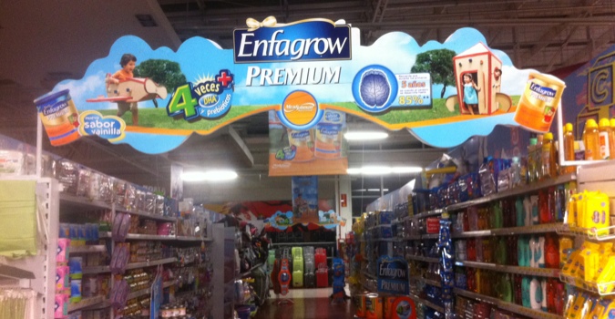 Floor Stand Enfagrow-Mead Johnson-Dise&ntilde;o Producci&oacute;n y Montaje 