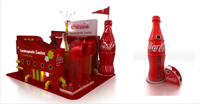 Coca Cola  125 años-Glue Colombia-Propuesta de Dise&ntilde;o