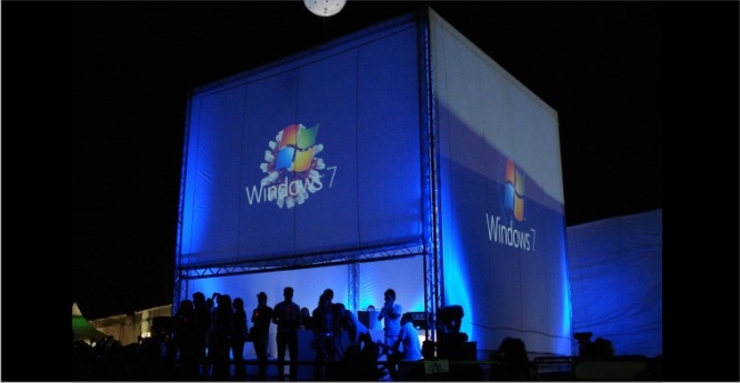Windows HP-Evenpro-Dise&ntilde;o Producci&oacute;n y Montaje Cubo lanzamiento Windows 7