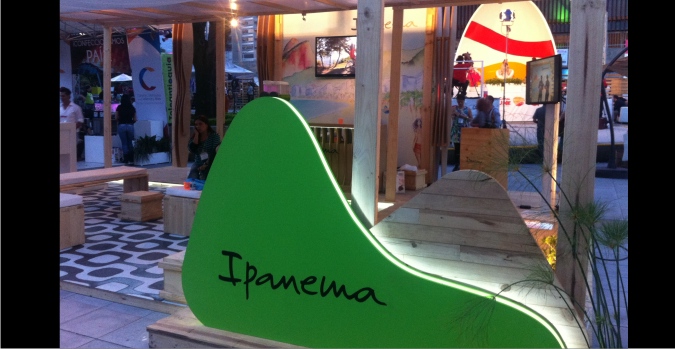 Ipanema Colombiamoda-Via tropical-Diseño Producción y montaje Stand para Colombiamoda 2012 - activación de marca.
