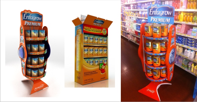 Floor Stand Enfagrow-Mead Johnson-Dise&ntilde;o Producci&oacute;n y Montaje 